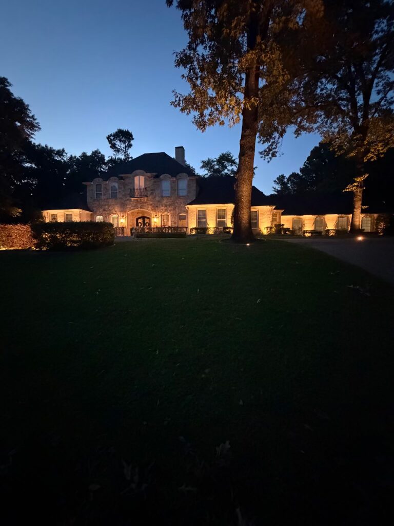 Luxury Landscape Lighting Transformation for an Impressive Tyler Estate