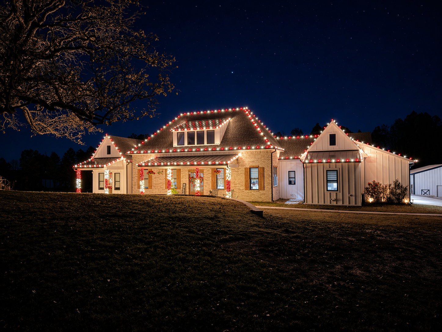 Holiday lighting in Tyler, TX