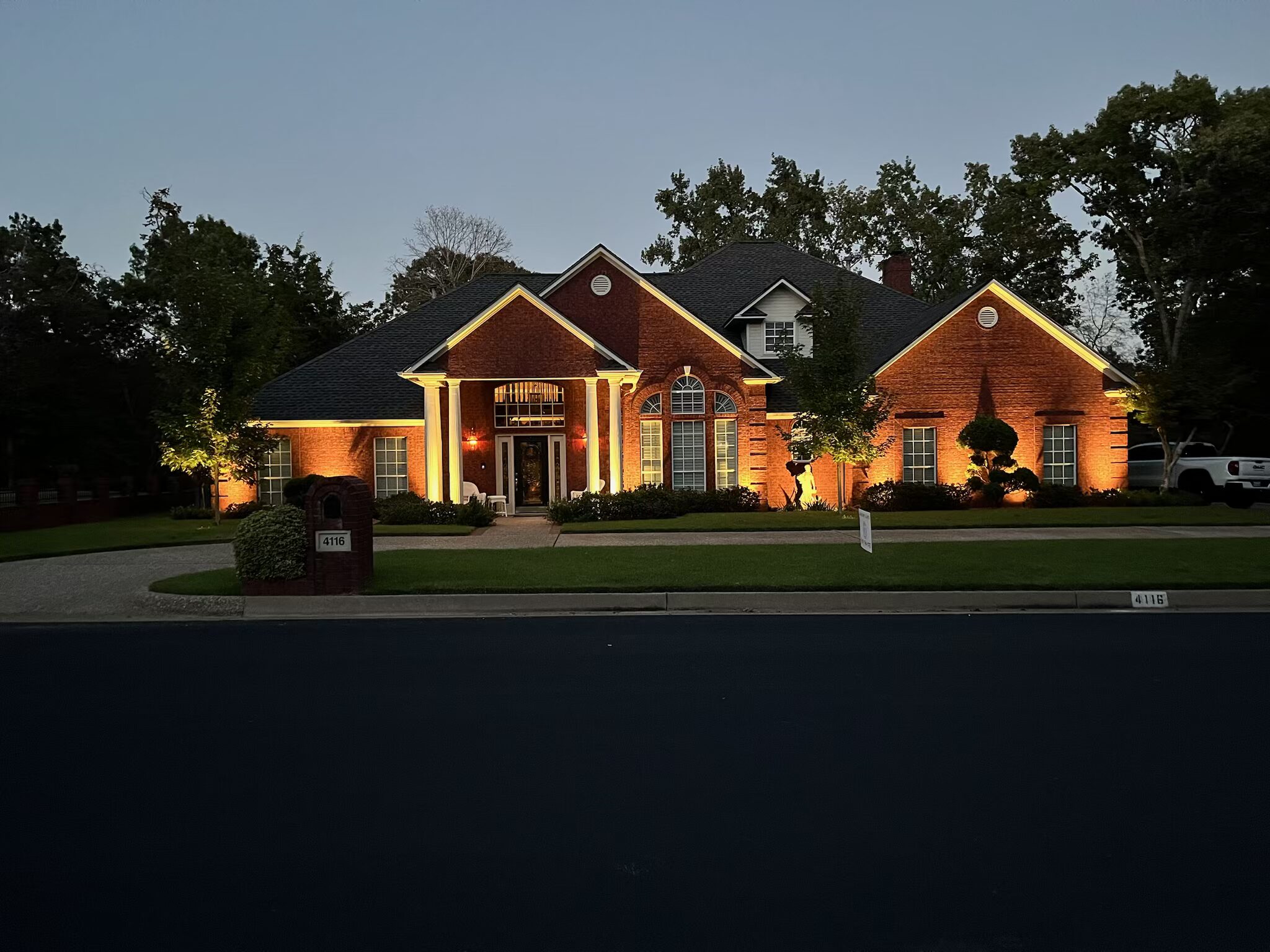 Stunning Architectural and Landscape Lighting Transformation in Tyler, TX