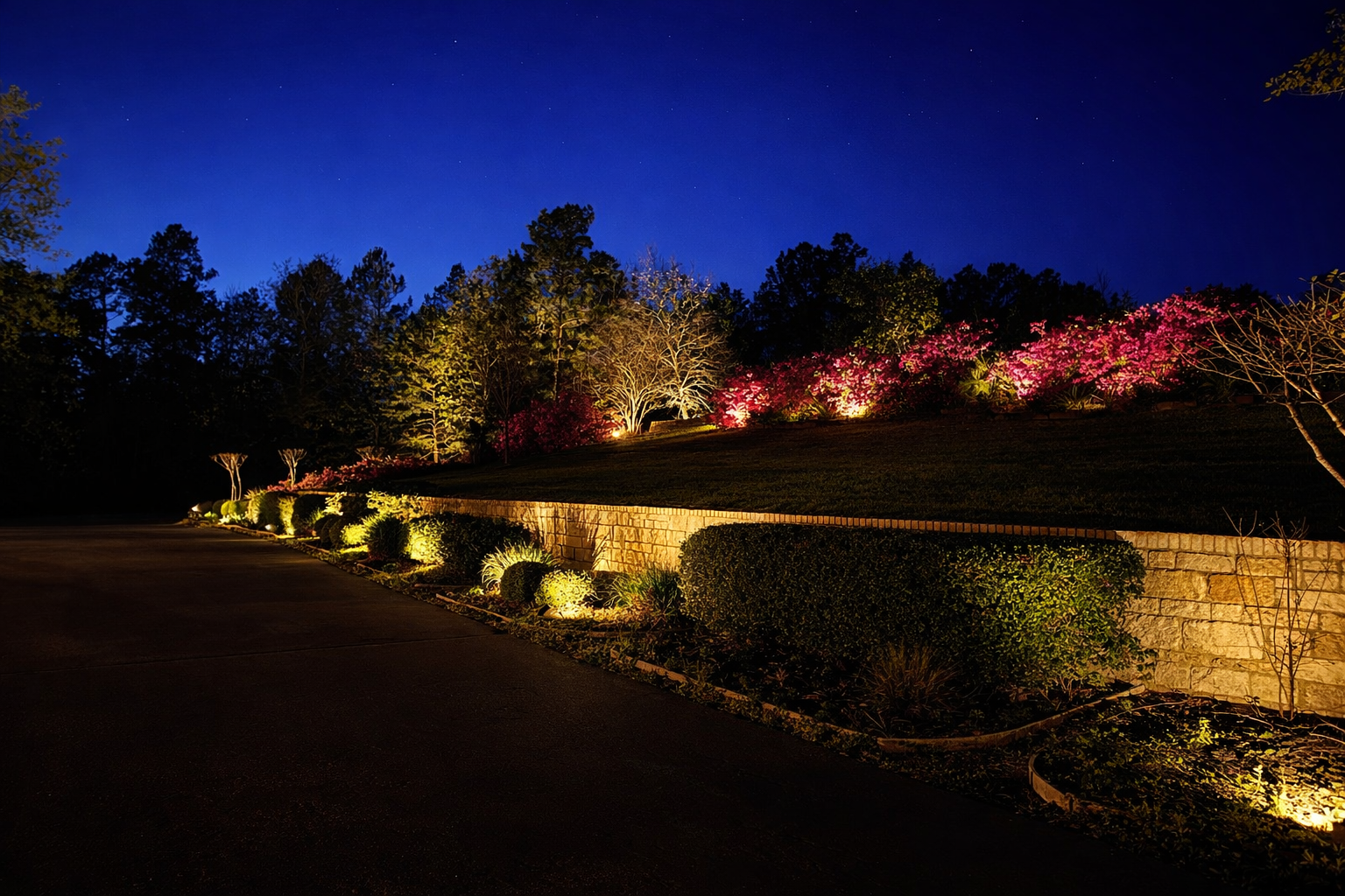 Permanent Landscape Lighting in Tyler, TX