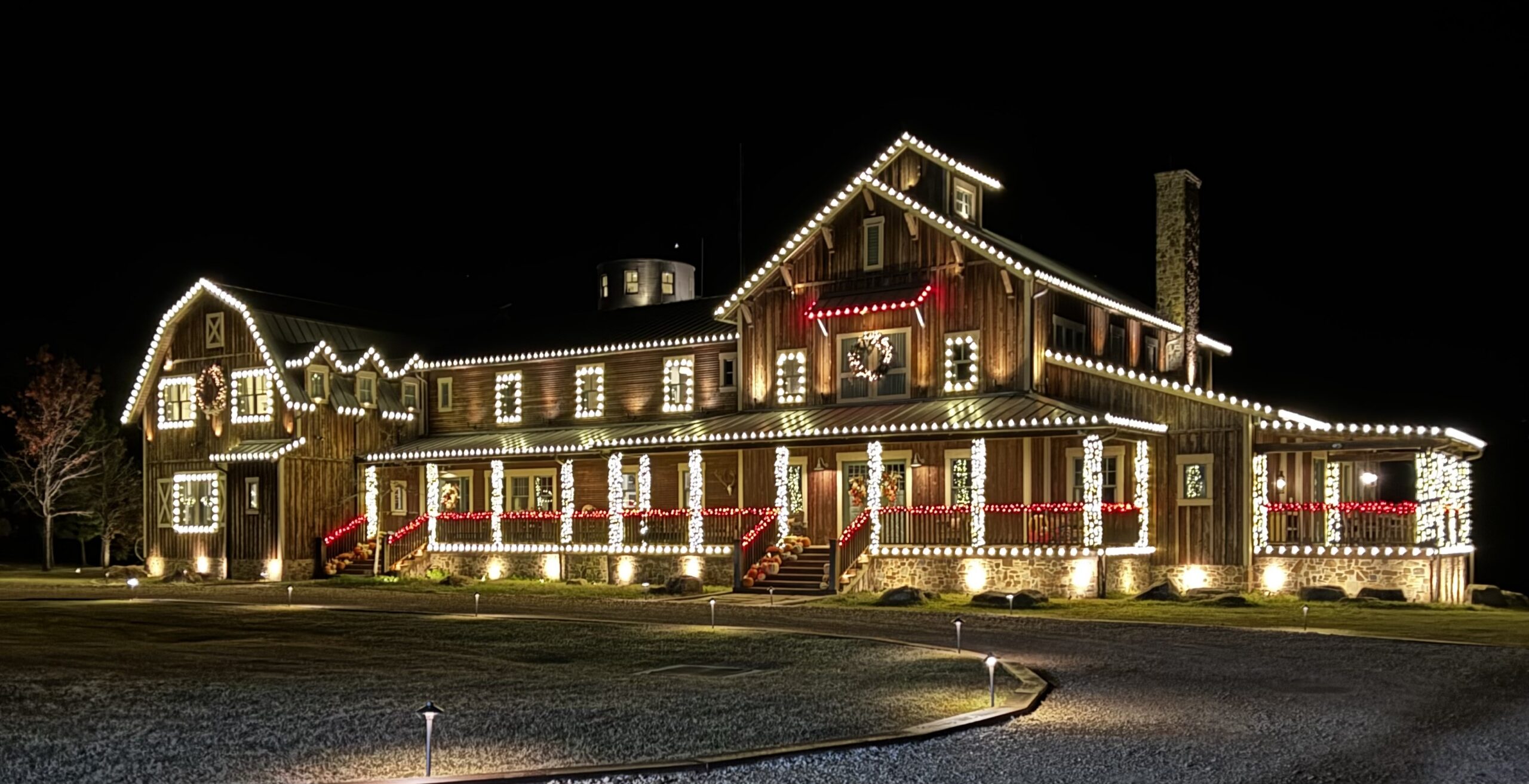 Breathtaking Christmas Light Installation at Lazy W Ranch in Athens
