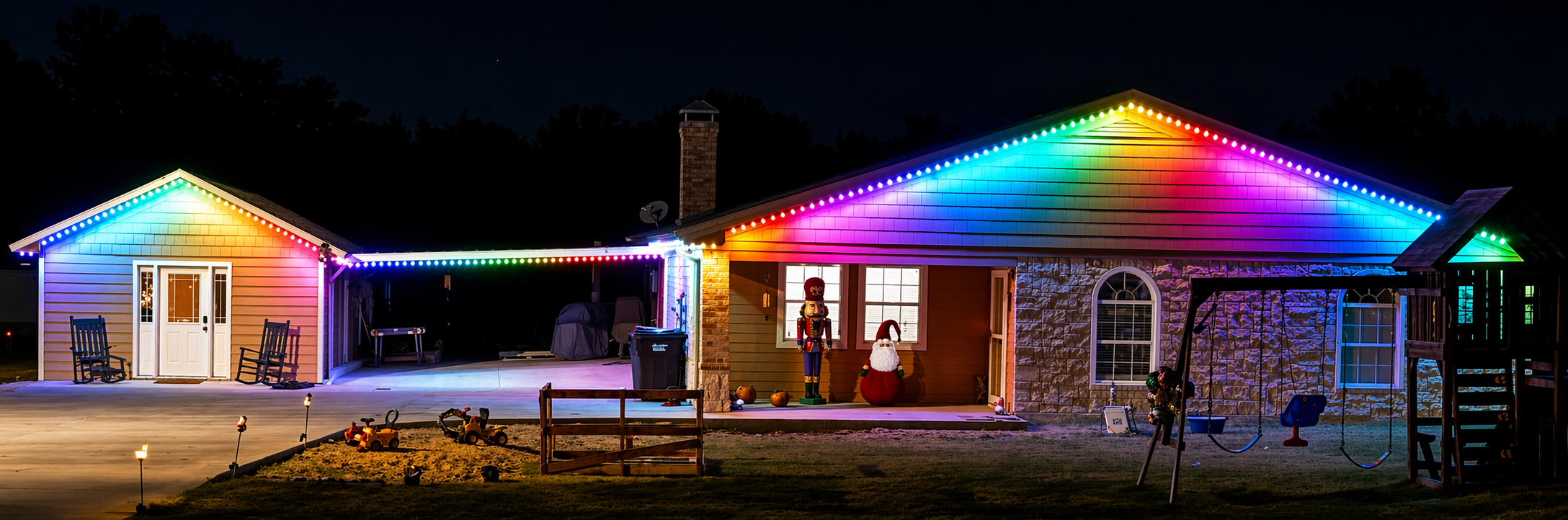 Permanent Christmas Lighting in Tyler, TX